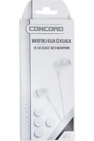Resim Concord Renkli kaliteli Kablolu Kulak Içli Kulaklık E1 