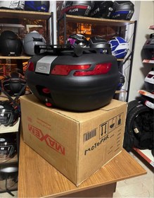 Resim NAZİLLİ AVM MAXEM 45 SL SIRT DAYAMALI ÜST BAGAJLI ÇANTA TOPCASE SİYAH 