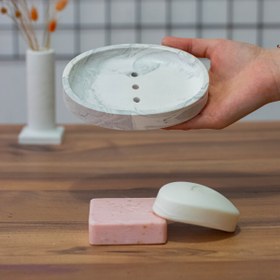 Resim Banyo Oval Katı Sabunluk 