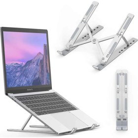 Resim -Kaymaz Tabanlı Ayarlanabilir Laptop Standı 