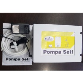 Resim Su Arıtma Cihazı Pompa Seti 75 80 100 Gpd Uyumlu 