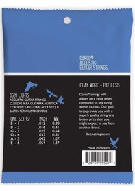 Resim Martin Co Darco D520 80/20 Bronze Akustik Gitar Teli, Light 12-54 