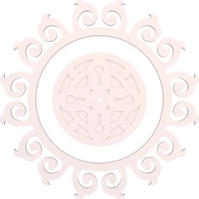 Resim Motifpiyer Lamba Tavan Göbeği 18-Motifli-Yuvarlak-1-Dış Çıtalı 
