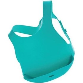 Resim Oioi Silikon Mama Önlüğü Aqua Green Su Yeşili 
