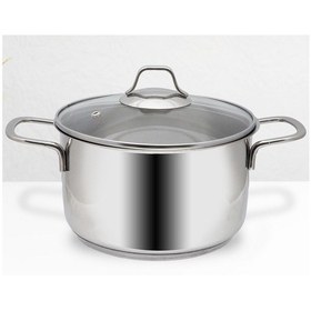 Resim Gülsan Mega Inox Derin Çelik Tencere 24 CM 