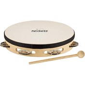 Resim Nino NINO47 Headed Wood 8" Tambourine 