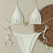 Resim Yeni Beyaz Kadın Bikini 