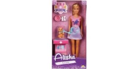 Resim SDT Group 3384 Sun-Rst-Sıs-Minik Alisha Bebek Veteriner Aksesuarlı Set 29 cm 2A- 