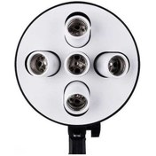 Resim Pazly 5'li E27 Aydınlatma Adaptörü - 1000w Stüdyo İçin 5 Ampul Bağlantılı 