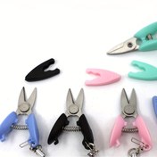 Resim 1 Adet Mini Cep Makası - Çapraz Dikiş, İplik Kesme ve El İşleri için Her İki Elle Kullanışlı Metal Ofis Makasları, Pil Gerektirmez, Karışık Renkler (Beyaz, Siyah, Pembe, Mavi, Yeşil), Ofis Malzemeleri | Her İki Elle Kullanışlı Makaslar | Yay Mekanizması, Mini Makas 