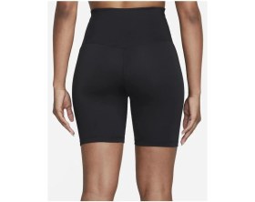 Resim Nike Dri-Fıt One Yüksek Belli 18 cm Kadın Bisiklet Şortu, Kadın Siyah Şort Tayt 
