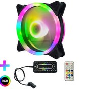 Resim Bilgisayar Cpu Rgb Işıklı Radyatör 1 Fan+uzaktan Kumanda 