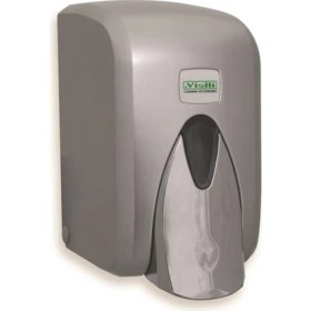 Resim Omnipazar Vialli S5c Gri Sıvı Sabun Dispenseri Aparatı Hazneli 500 Ml 