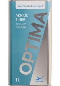 Resim Akzonobel Optima Akrilik Tiner Hızlı 1 Litre 