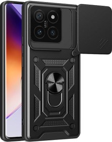Resim Pilanix Xiaomi Mi 14t Pro Kılıf Ultra Korumalı Yüzüklü Manyetik 