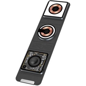 Resim Wiwu Wi-W001 3in1 Katlanabilir Magnetik Kablosuz Şarj Standı - Gri 