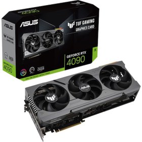 Resim ASUS TUF Gaming GeForce RTX 4090 OC Edition 24GB GDDR6X 384bit 2595 MHz OC 2xHDMI 3xDP Ekran Kartı (TUF-RTX4090-O24G-GAMING) 