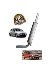 Resim Skoda Fabia Orta Susturucu Egzoz Eksoz 2000-08 Model Uyumlu 