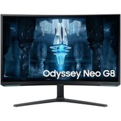 Resim Samsung Odyssey Neo G8 Ls32bg850npxuf 32" 1 Ms 4k Freesync Curved 240hz Uhd Quantum Oyuncu Monitörü 