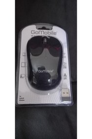 Resim GoMobile Kablosuz USB mouse. Lacivert renk 