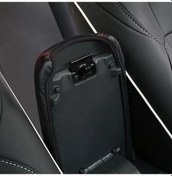 Resim Toyota Corolla Uyumlu 2019 Sonrası Kol Dayama Deri Kılıf Kırmızı 