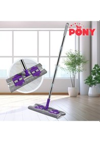 Resim Pony Mandallı Mop Mikrofiber Yüzey Temizlik Seti 