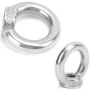 Resim Tenfowee M8 Paslanmaz Çelik Kaldırma Göz Somunu - Dayanıklı, Anti-korozif, 10 Adet, Güvenli Asma Ve Kaldırma Özelliği Pe Çantası İçin Sipariş Notu 