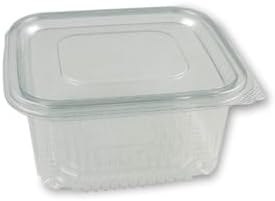 Resim 1000 Adetplastik sızdırmaz kap 500 gr cc kullan at tek kullanımlık plastik kapaklı kase 