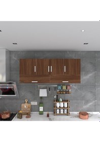 Resim Kenzlife hazır mutfak general cvz 060*150*22 mutfak banyo dolabı kapaklı raflı 