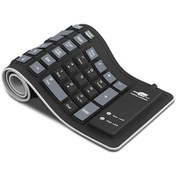 Resim Carrier "sessiz Usb Silikon Klavye - Katlanabilir, Su Geçirmez, 