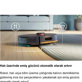 Resim Philips Lds Haritalama Teknolojili Akıllı Wi-Fi Bağlantılı 6000 Pa Emiş Güçlü Kuru Islak Temizlik Yapan Moplu Ev Tipi Akıllı Robot Süpürge 