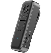 Resim Tenfowee D58 V5.3 Araç İçi Bluetooth Alıcı Verici, Aux Bağlantılı, Usb Girişli, Gürültü Azaltmalı, Şarj Edilebilir Pil İle Siyah 