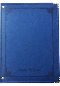 Resim Önder Termo Deri İmza Dosyası 20 Yaprak Lacivert 7102-6 