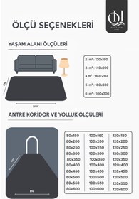 Resim Olverno Home Oyun halısı makinede yıkanabilir kaymaz taban leke tutmaz çocuk halısı 