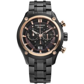 Resim Romanson Pa4258hm1aa36r Safir Cam Swiss Quartz Çelik Kasa Çelik Kordon Kronometre Takvimli Erkek Ko 