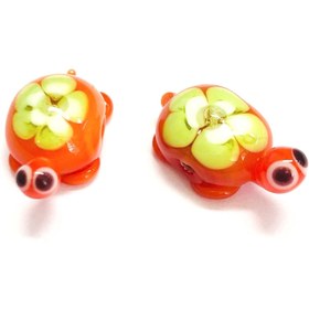 Resim Murano Cam Kaplumbağa, Turuncu 