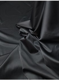 Resim Siyah Renkte Mat Saten Kumaş 140x250cm-10681 Siyah 