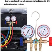 Resim Lemestar Tüm Klima Ve Soğutma Sistemleri İçin Pratik Soğutucu Gaz Test Ve Şarj Seti, 3 Hortum Ve Kancalı 