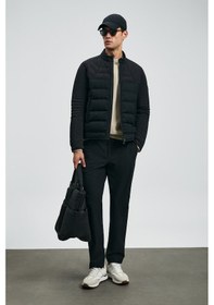 Resim Lufian Erkek Daren Smart Slim Fit Chino Pantolon 112190340 Siyah Siyah 