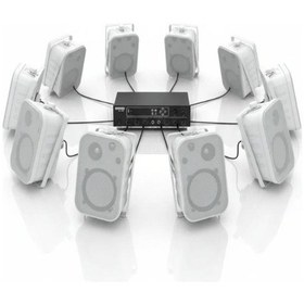 Resim Luxury, 10 Hoparlör 1 Anfi, Duvar Tip Masaj Salonu Ses Sistemi ,spa, Mağaza, Restorant ,kafe , Okul Anons Ve Ses Sistemi 