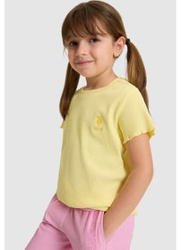 Resim U.s. Polo Assn. Kız Çocuk Açık Sarı Tişört Basic 50325610-vr004 Acık Sarı 