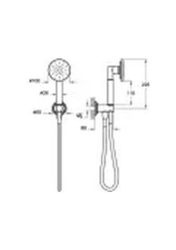 Resim VitrA Origin Cl El Duşu A4579536 - Mat Siyah Diğer 