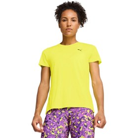Resim Puma Tad Essential Crew Kadın Sarı Koşu Tişört 