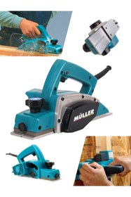 Resim Pro Müller Alman S-line 4200 Motor Korumalı Otomatik Şanzıman Çift Bıçaklı Planya Rende Makinesi 