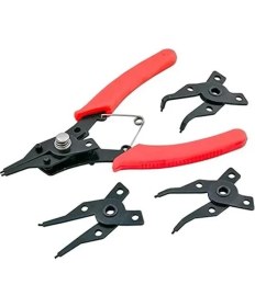 Resim AyrStore 20929 Four Head Circlip Pliers Set 