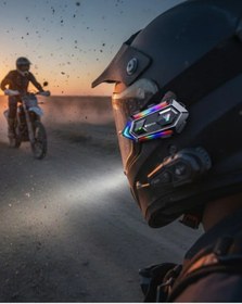 Resim Çift Gürültü Azaltmalı Motosiklet Kask Telsiz Kulaklık 