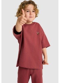 Resim U.s. Polo Assn. Erkek Çocuk Bordo Pijama Takım 50327093-vr014 