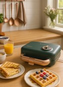 Resim Fressi Tost Ve Waffle Makinesi | Çıkarabilir Yapışmaz Plakalı | 3 Ayrı Plaka | 