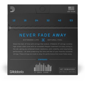 Resim Daddario XTAPB1253 Akustik Gitar Tel Seti | 12-53 - XT Phosphor Bronze 