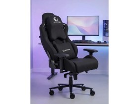 Resim Rampage KL-R21 Grand Serıes Üst Seviye Terletmez Kumaş Siyah Gaming Oyuncu Koltuğu 